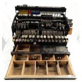 Antique National Cash Register Early 1900s #45 3/4