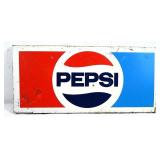 Vintage Pepsi Metal Advertising Sign