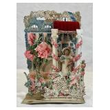 Beautiful Antique 3 Dimensional Valentine Card