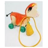 Vintage 1972 Molly Moo Cow #132 Pull Toy