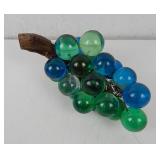 Vtg Lg MCM Lucite Green Blue Driftwood Grapes