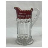 EAPG Pressed Glass St. Anthony  Idaho Creamer