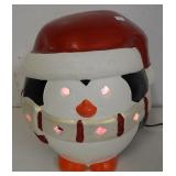 Holiday Home Ceramic Penguin w/ Lights