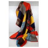 Vintage Large Handmade Patchwork Quilt