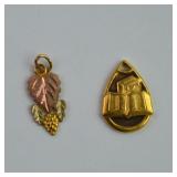 10k & 14K Gold Pendants Black Hills  LDS
