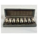 Vgt Sterling Silver Salt & Pepper Shakers in Case