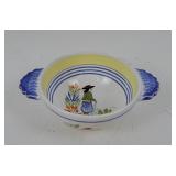 Vtg Henriot Quimper Brenton Man Bowl France