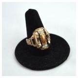 10k Yellow Gold 1958 Class Ring 9 grms