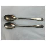 Silver Plate Ice Tea Spoons Hotel Henning Wyoming