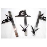 Vintage L.S. Starrett Combination Squares (3)