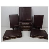 Vtg Louis L' Amore 14 Set Leatherette Bound