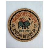 1939 Paul Bunyan's Wood Trade Token Washington