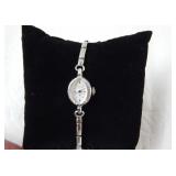 Ladies Hamilton Watch 14K Gold 22j Adj