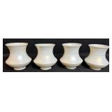 (4) Antique Steuben Verre d'Soie Glass Shades