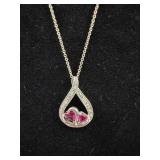.925 Sterling Silver Chain & Pendant