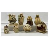 (8) Harmony Kingdom Box Figures Frogs