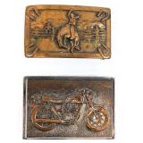 Bucking Bronco, Classic Motorcycle Belt Buckles