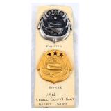 Vtg USN Vietnam Swift Boat Breast Badges Military