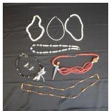Lot of Costume Jewelry Necklaces (9 pieces)