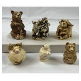 (6) Harmony Kingdom Box Figures Forest Animals