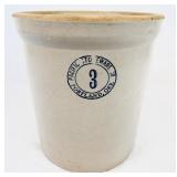 Vintage Pacific Stoneware 3 Gallon Crock