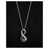 .925 Sterling Silver Chain & Pendant