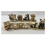 (10) Harmony Kingdom Box Figures Animals