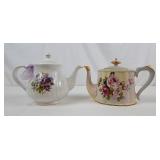 Vintage Porcelain Teapots (2) Victorian Style