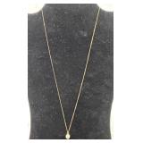 14K Yellow Gold & Pearl Necklace