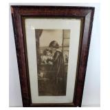 Antique Maude Goodman 'A Welcome Letter' Print