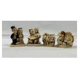 (4) Harmony Kingdom Box Figures 'Paradise Lot' Etc