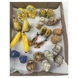 Lot of Various Vtg Chalkware Salt and Pepper #2