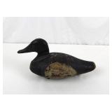 Antique Wooden Bluebill Drake Duck Decoy
