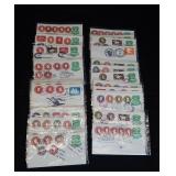 Vintage Postal Stamped Envelopes Covers