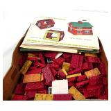 Vintage Halsam American Toy Blocks Bricks