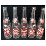 Vintage O-SO Glass Soda Bottles (5)