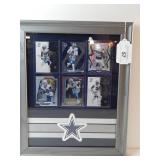Vintage Cowboys Football Trading Cards Framed
