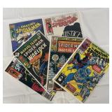 (6) Vintage Marvel Spiderman Comic Books