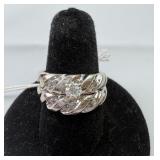 14K Gold .17 Carat Diamond Ring
