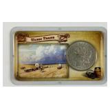 1921 Morgan 90% Silver Dollar With Case