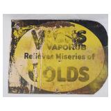 Old Vicks VapoRub Metal Advertising Sign
