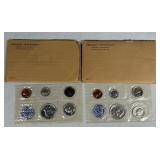 1957 and 1956 P.C. 90% Silver US Mint Proof Coins