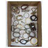 Lot of Vtg Costume Jewelry Bracelets and Bangles