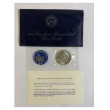 1972 Eisenhower Uncirculated  40% Silver Dollar