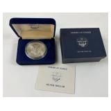 1988 American Eagle .999 Silver Dollar in Case