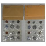 (2) 1962, (2) 1963 P.C. 90% Silver US Mint Coins
