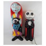 Nightmare Before Xmas Blow Molds Sally & Jack