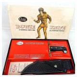 Vintage 1983 Case XX  Fixed Blade Bowie Knife Set