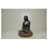Vintage Denmark Nude Mermaid Paperweight