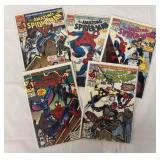 (5) Vintage Amazing Spiderman Comic Books